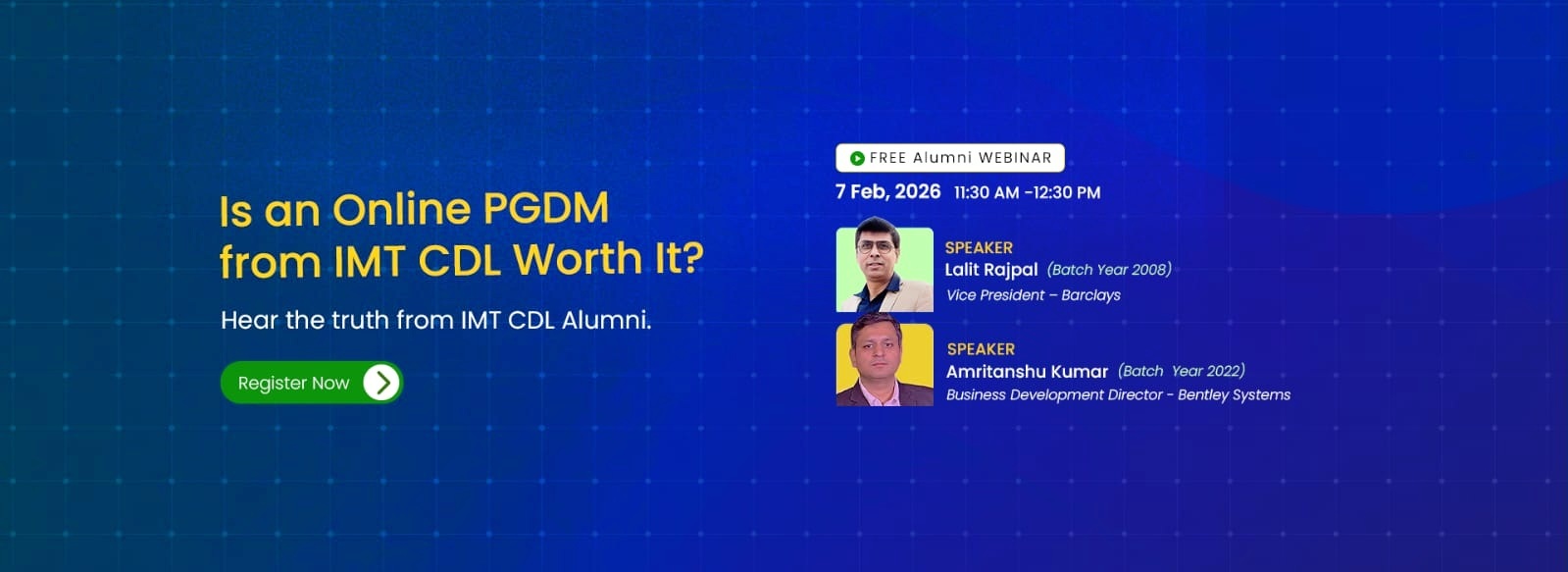 Banner alumni webinar